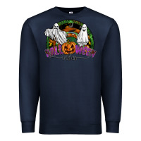 Navy halloween vibes Premium Sweatshirt - SublimationCraftShop