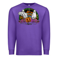 Purple halloween vibes Premium Sweatshirt - SublimationCraftShop