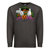 Smoke halloween vibes Premium Sweatshirt - SublimationCraftShop
