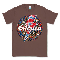 Chestnut Western Merica Patriotic Classic Tee - LillyAllenDesigns