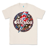 Natural Western Merica Patriotic Classic Tee - LillyAllenDesigns