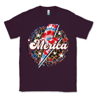 Plum Western Merica Patriotic Classic Tee - LillyAllenDesigns