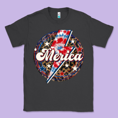 Western Merica Patriotic Classic Tee Designed By Lillyallendesigns