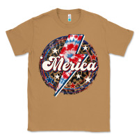 Toasted Coconut Western Merica Patriotic Classic Tee - LillyAllenDesigns