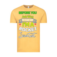 Vintage Mustard Rocket Scientist Why I m Hot Gift Vintage Tee - Bettercallsaul