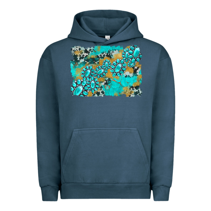Gemstone Cowhide Glitter Background Urban Hoodie by Artiststas | Teevron