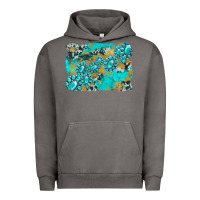 Pigment Tornado gemstone cowhide glitter background Urban Hoodie - Artiststas