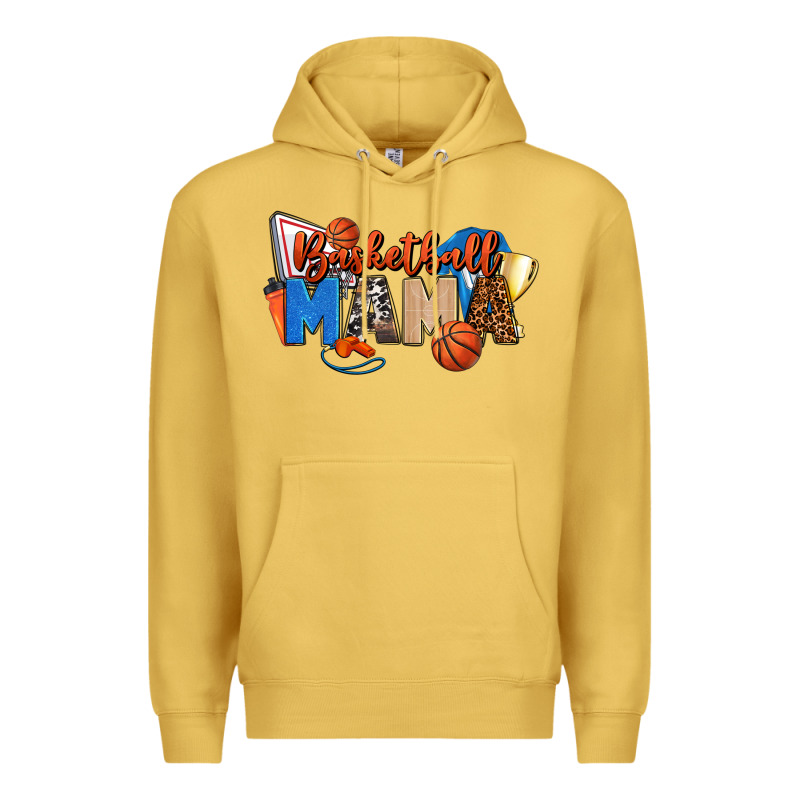 Basketball Mama Premium Hoodie by FaDigitalArtStudio | Teevron