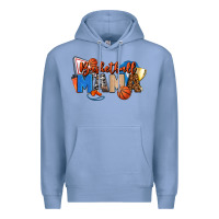 Colony Blue basketball mama Premium Hoodie - FaDigitalArtStudio