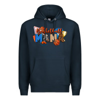 Navy basketball mama Premium Hoodie - FaDigitalArtStudio