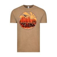 Vintage Coffee Retro Vintage Sedona Arizona Hiking Sunset Dawn Gift Vintage Tee - minhPixels