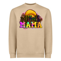 Mushroom softball mama Heavyweight Sweatshirt - OliviaCreatesArt