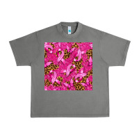 Tornado breast cancer with ribbon and butterfly seamless p Urban Heavy Tee - texasbilliewilder