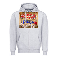 Heather Grey pitch please tumbler Zipper Hoodie - BundleAndBundleShop
