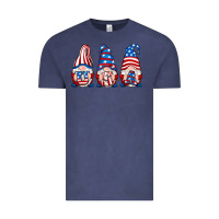 Vintage Denim usa fourth of july gnomes Vintage Tee - RanaPortraitStore