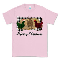 Bubblegum Pink Merry Christmas Chickens Classic Tee - Bettercallsaul