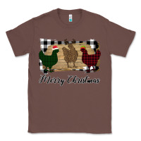Chestnut Merry Christmas Chickens Classic Tee - Bettercallsaul