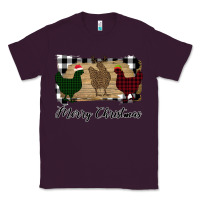 Plum Merry Christmas Chickens Classic Tee - Bettercallsaul