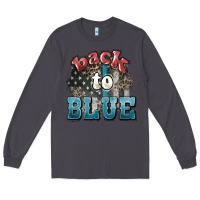 Smoke Back to blue 4th of july Long Sleeve Tee - HowdyJamesFarm