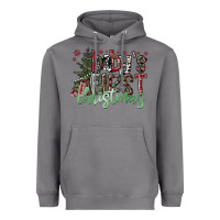 Storm Baby's First Christmas Heavyweight Hoodie - CowhideDigitalArt
