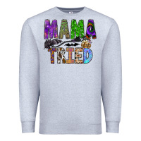 Heather Grey mama tried Premium Sweatshirt - SublimationCraftShop
