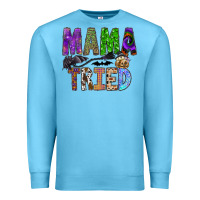Ocean Blue mama tried Premium Sweatshirt - SublimationCraftShop