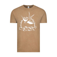 Vintage Coffee Captain Jack Sparrow Tattoo WHITE Vintage Tee - minhPixels