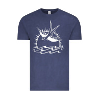 Vintage Denim Captain Jack Sparrow Tattoo WHITE Vintage Tee - minhPixels