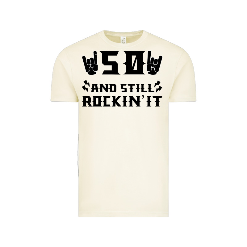 50 Birthday Rock Vintage Tee by Bettercallsaul | Teevron