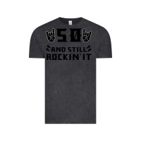 Vintage Black 50 Birthday Rock Vintage Tee - Bettercallsaul
