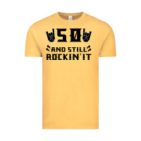 Vintage Mustard 50 Birthday Rock Vintage Tee - Bettercallsaul