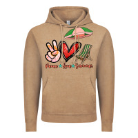Vintage Coffee Peace love summer Vintage Hoodie - NancyCooperArtShop