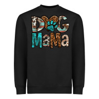 Black dog mama Heavyweight Sweatshirt - OliviaCreatesArt