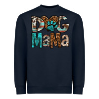 Navy dog mama Heavyweight Sweatshirt - OliviaCreatesArt