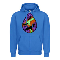 True Royal halloween bat  teardrop Zipper Hoodie - BundleAndBundleShop