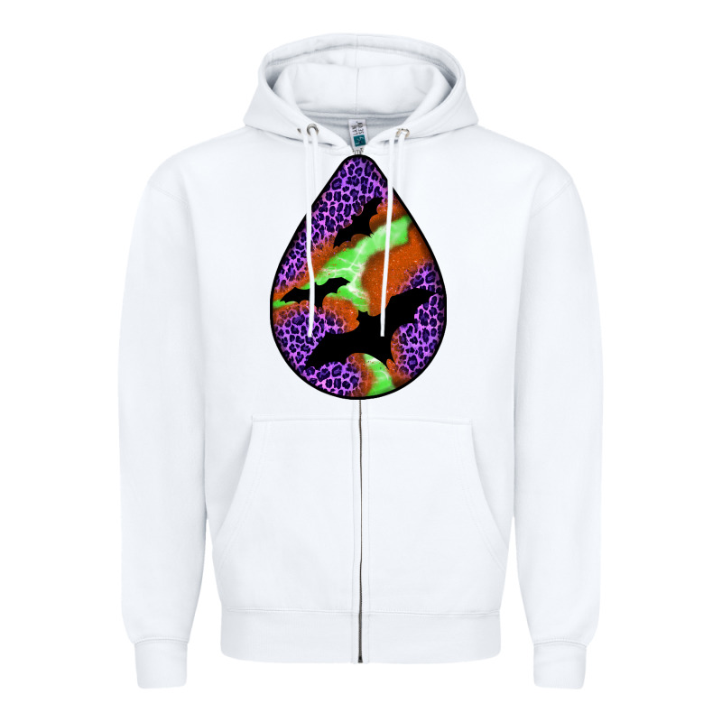 Halloween Bat  Teardrop Zipper Hoodie by BundleAndBundleShop | Teevron
