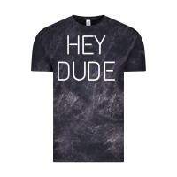 Cloud Black Hey Dude Tee Womens Mens Gift Vintage Tee - minhPixels