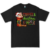 Black Coffee and Christmas cheer Premium Tee - NancyCooperArtShop