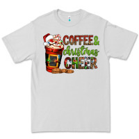 Dove Grey Coffee and Christmas cheer Premium Tee - NancyCooperArtShop