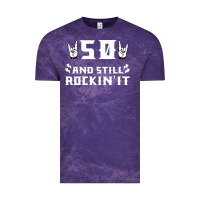 Cloud Purple 50 birthday rock whitw Vintage Tee - Bettercallsaul
