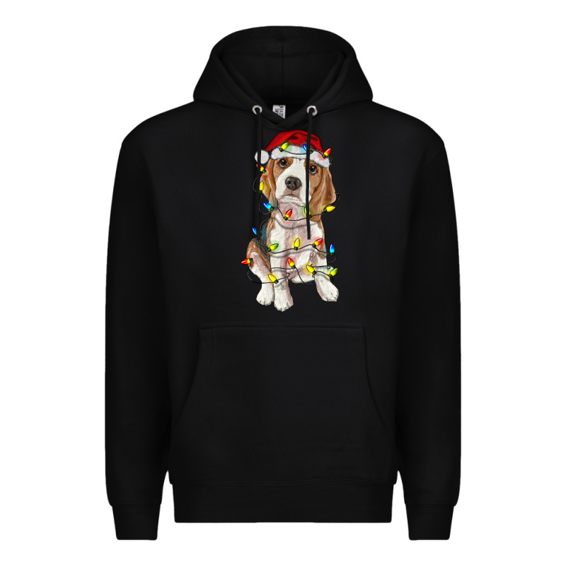 Christmas Beagle Premium Hoodie by RanaPortraitStore | Teevron