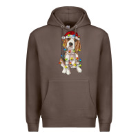 Coffee christmas beagle Premium Hoodie - RanaPortraitStore