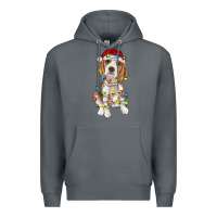 Rock christmas beagle Premium Hoodie - RanaPortraitStore