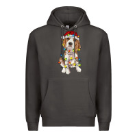 Smoke christmas beagle Premium Hoodie - RanaPortraitStore