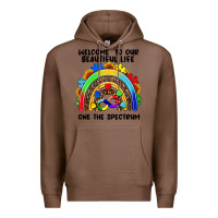 Chestnut Autism rainbow Premium Hoodie - FaDigitalArtStudio