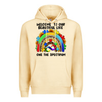 Pina Colada Autism rainbow Premium Hoodie - FaDigitalArtStudio