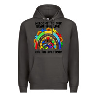 Smoke Autism rainbow Premium Hoodie - FaDigitalArtStudio