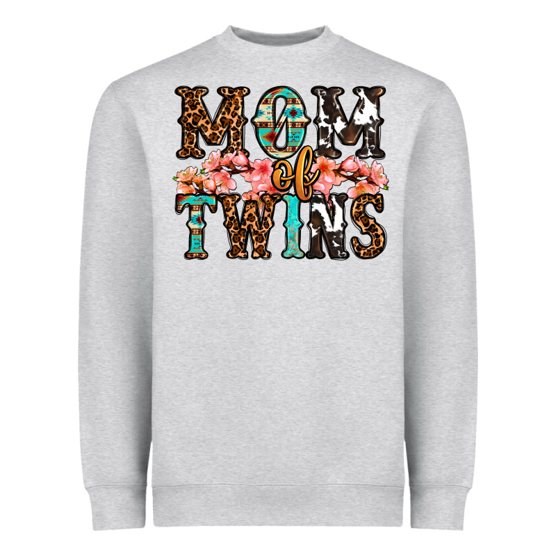 Mom Of Twins Heavyweight Sweatshirt by OliviaCreatesArt | Teevron