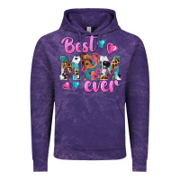 Cloud Purple Best Mom Ever Afro Woman Vintage Hoodie - texasbilliewilder