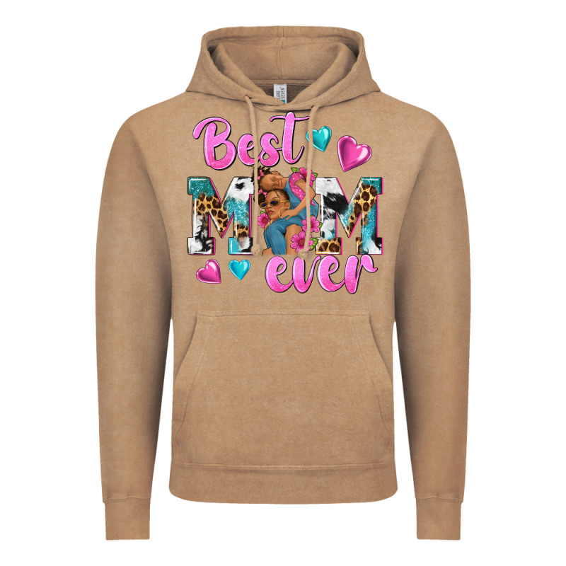 Best Mom Ever Afro Woman Vintage Hoodie by texasbilliewilder | Teevron